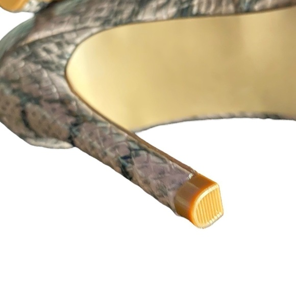 JustFab (JF) Vegan Snakeskin Stiletto’s Woman’s Size 8.5 NWOT 4.5” Heel … - Picture 8 of 9